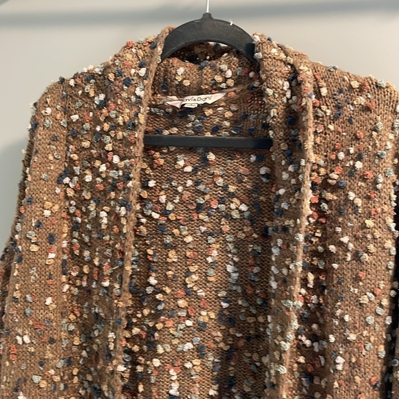 Very soft oversized cardigan with pockets - Picture 2 of 4